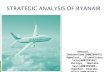 Strategic Analysis of Ryanair