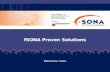 FSONA Proven Solutions Reference Sites. Military & Government fSONA Proven Solutions.