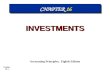 Chapter 16-1 CHAPTER 16 INVESTMENTS Accounting Principles, Eighth Edition.