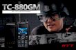 Content TC-880GM Emergency Key 1.8 LCD MIC GSM /MPT 1327 / GPS Powerful Dual Mode Radio.