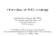 Overview of PAL strategy Salah-Eddine Ottmani, MD, MPH TB Strategy and Operations Unit Stop TB Department WHO, Geneva Workshop on TB proposal preparation.