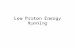 Low Proton Energy Running. Adiabatic damping and aperture limitations.