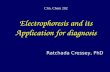 Electrophoresis and its Application for diagnosis Ratchada Cressey, PhD Clin. Chem 202.