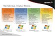 Windows Vista SKUs Business Professional Windows for businesses and organizations Networked business performance Data protection and security Small-business.