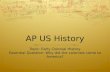 AP US History Topic: Early Colonial History Essential Question: Why did the colonists come to America?