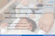 Hosted by the Royal Free Hampstead NHS Trust hearing.screening.nhs.uk NHS Newborn Hearing Screening Programme NHSP Quality Assurance Programme: What are.