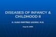 DISEASES OF INFANCY & CHILDHOOD II R. HUGO MARTÍNEZ LOZANO, M.D. Aug-31-2009.