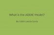 What is the ADDIE Model? By: Edith Leticia Cerda.