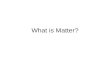 What is Matter?. CHEMISTRY- the scientific study of the composition, structure, and properties of matter and the changes that matter undergoes MATTER-