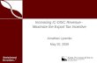 Seeing beyond the numbers... Increasing IC-DISC Revenue– Maximize the Export Tax Incentive Jonathan Lysenko May 20, 2009.