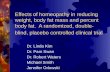 Effects of homeopathy in reducing weight, body fat mass and percent body fat. A randomized, double- blind, placebo controlled clinical trial Dr. Linda.
