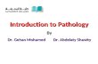 Introduction to Pathology By Dr. Gehan Mohamed Dr. Abdelaty Shawky.