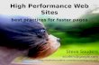 High Performance Web Sites best practices for faster pages Steve Souders souders@google.com .