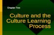 Culture and the Culture Learning Process Chapter Two.