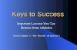 Keys to Success Important Lessons You Can Borrow from Athletics (from Chapter 1: The Secrets of Success)
