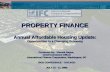 Page 1 PROPERTY FINANCE Annual Affordable Housing Update: Opportunities in a Changing Economy Annual Affordable Housing Update: Opportunities in a Changing.