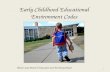 Early Childhood Educational Environment Codes Illinois State Board of Education and Harrisburg Project 1.