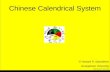 Title Chinese Calendrical System © Howard R. Spendelow Georgetown University draft as of 27 Jan 2014.