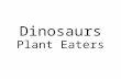 Dinosaurs Plant Eaters. Huayangosaurus Stegosaurus.