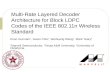 Multi-Rate Layered Decoder Architecture for Block LDPC Codes of the IEEE 802.11n Wireless Standard Kiran Gunnam 1, Gwan Choi 2, Weihuang Wang 2, Mark Yeary.