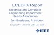 ECEDHA Report Jon Bredeson, President Electrical and Computer Engineering Department Heads Association 17/02/2007, Universal City, CA, EAB.