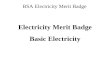 BSA Electricity Merit Badge Electricity Merit Badge Basic Electricity.
