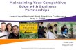 Business Nonprofit CONNECTIONS, Inc.  Maintaining Your Competitive Edge with Business Partnerships AmeriCorps*National.