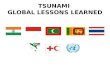 TSUNAMI GLOBAL LESSONS LEARNED. The 2004 Tsunami: A Mega Disaster.