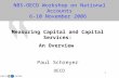 1 NBS-OECD Workshop on National Accounts 6-10 November 2006 Measuring Capital and Capital Services: An Overview Paul Schreyer OECD.