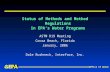 Office of Water Status of Methods and Method Regulations in EPAs Water Programs ASTM D19 Meeting Cocoa Beach, Florida January, 2006 Dale Rushneck, Interface,