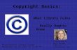 Copyright Basics: What Library Folks Really Oughta Know Massachusetts Library System Wednesday Jan 16, 2013 at 12:00 PM Presented by Mary Minow, J.D.,