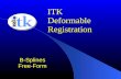ITK Deformable Registration B-Splines Free-Form. Deformable Registration.