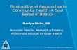 Nontraditional Approaches to Community Health: A Soul Sense of Beauty Nontraditional Approaches to Community Health: A Soul Sense of Beauty Marilyn White,