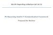 PH Reporting Health IT Standardization Framework Proposal for Review S&I PH Reporting Initiative-Call 10/12.