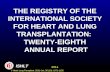 THE REGISTRY OF THE INTERNATIONAL SOCIETY FOR HEART AND LUNG TRANSPLANTATION: TWENTY- EIGHTH ANNUAL REPORT ISHLT 2011 ISHLT J Heart Lung Transplant. 2011.