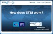 How does ETSI work? ETSI Seminar © ETSI 2010. All rights reserved.