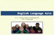 English Language Arts In a Transitional Kindergarten (TK) Classroom.