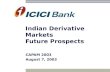 Indian Derivative Markets Future Prospects