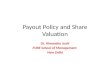 Dividend Policy and Share Valuation