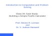 1 Introduction to Computation and Problem Solving Class 24: Case Study: Building a Simple Postfix Calculator Prof. Steven R. Lerman and Dr. V. Judson Harward.