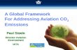 A Global Framework For Addressing Aviation CO 2 Emissions Paul Steele Director Aviation Environment IATA.