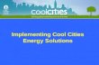 Implementing Cool Cities Energy Solutions. Baseline Emissions Inventory Local Climate Action Plans Cool City Solutions Best Practices.
