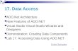 1 17. Data Access ADO.Net Architecture New Features of ADO.NET Visual Studio Visual Studio Wizards and Designers Demonstration: Creating Data Components.