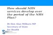 Project HIFT alfords Health Investment For Tomorrow Project HIFT alfords Health Investment For Tomorrow How should NHS services develop over the period.
