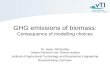 GHG emissions of biomass: Consequence of modelling choices Dr. Heinz Stichnothe Johann Heinrich von Thünen-Institut Institute of Agricultural Technology.