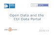 Open Data and the EUI Data Portal 22.02.13. Access to Statistical Data – The EUI Data PortalThe EUI Data Portal – Open DataOpen Data.