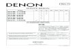 DENON AVC-1508 AVR-488 Series Service Manual