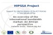 International Telecommunication Union HIPSSA Project Support for Harmonization of the ICT Policies in Sub-Sahara Africa An overview of the international.