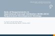 Role of Requirements in Operational Concept Validation (RORI-OCV) Requirement Development Strategy Ir. Y.A.J.R. van de Vijver (NLR), AP5 Working Meeting,