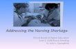 Addressing the Nursing Shortage Illinois Board of Higher Education June 3, 2008 Board Meeting St. Johns, Springfield.